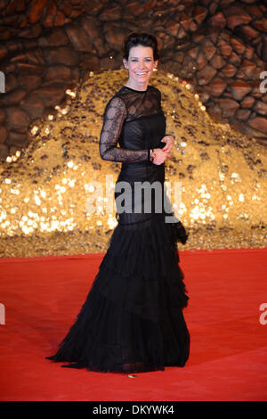 Berlin, Deutschland. 9. Dezember 2013. Evangeline Lilly besucht die Premiere von "der Hobbit: die Verwüstung von Smaug" im Sony Center am 9. Dezember 2013 in Berlin, Deutschland-Foto: Eva Oertwig/SCHROEWIG/Picture Alliance Stockfoto