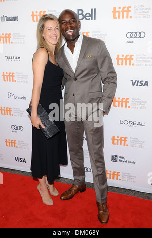 Emma Gyasi und David Gyasi "Cloud Atlas" premiere Ankunft im Princess of Wales Theatre in Toronto International Film 2012 Stockfoto