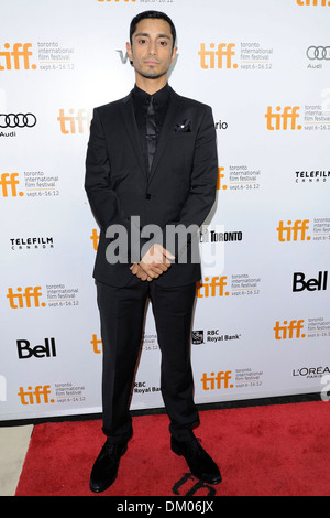 Riz Ahmed "The nur ungern fundamentalistischen" Premiere Ankunft in der Roy Thomson Hall während 2012 Toronto International Film Festival Stockfoto