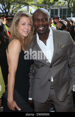 Emma Gyasi und David Gyasi "Cloud Atlas" premiere Ankunft im Princess of Wales Theatre in Toronto International Film 2012 Stockfoto