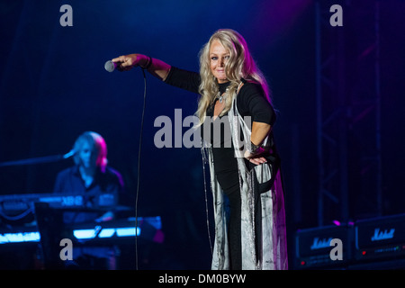 Bonnie Tyler Festival ERP erinnern Cascais - Performances - Tag zwei Cascais Portugal - 08.09.12 Stockfoto