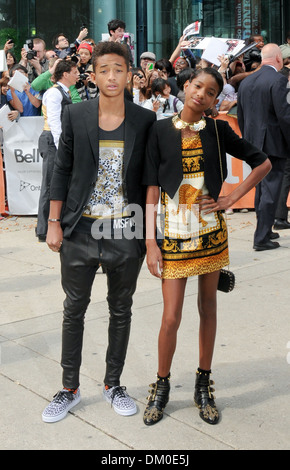 Jaden Smith und Willow Smith Toronto Film Festival 2012 - freie Angela und alle politischen Gefangenen - Premiere Toronto Kanada- Stockfoto