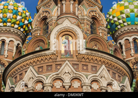 Russland, St. Petersburg, die Auferstehungskirche oder Kirche auf vergossenen Blutes Stockfoto