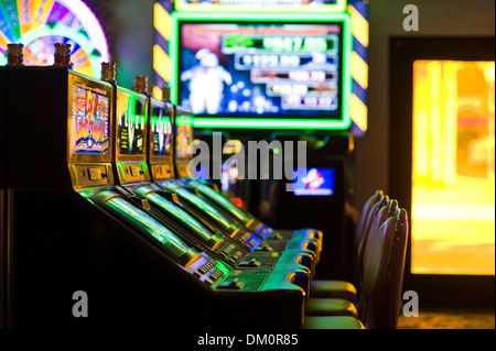 Spielautomaten, Casino Interior, Las Vegas, Nevada, USA Stockfoto