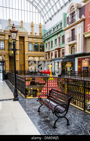 Die West Edmonton Mall Innenarchitektur und Dekoration in Edmonton, Alberta, Kanada. Stockfoto