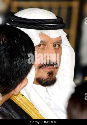 4. Februar 2002 - K45091AR. PLENARTAGUNG AUF HOHER EBENE, VON DER GENERALVERSAMMLUNG DER VEREINTEN NATIONEN IN NEW YORK CITY 14.09.2005. ANDREA RENAULT-König ABDULLAH BIN ABDUL AZIZ AL SAUD von Saudi-Arabien (Kredit-Bild: © Globe Photos/ZUMAPRESS.com) Stockfoto