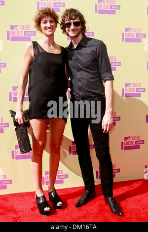 Gotye 2012 MTV Video Music Awards statt im Staples Center Ankünfte Los Angeles, Kalifornien, USA - 06.09.12 Stockfoto