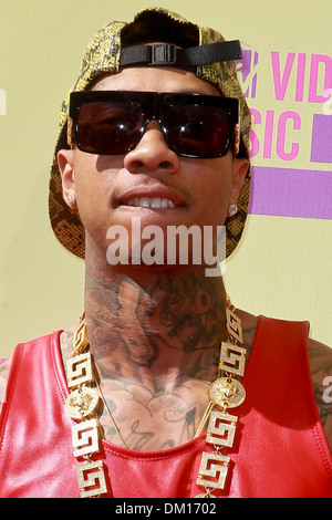 Tyga 2012 MTV Video Music Awards statt im Staples Center Ankünfte Los Angeles, Kalifornien, USA - 06.09.12 Stockfoto