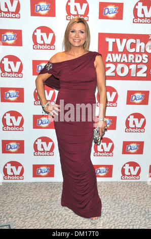 Tricia Penrose TVChoice Awards 2012 abgehaltenen Dorcester - Ankünfte London England - 10.09.12 Stockfoto