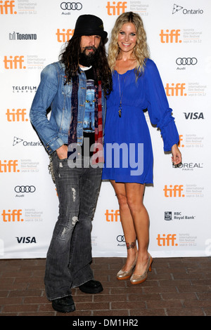 Rob Zombie und Sheri Moon Zombie 2012 Toronto International Film Festival - premiere 'Lords of Salem' Ankunft im Ryerson Stockfoto