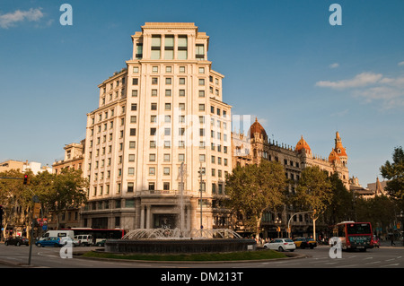 Zara, die Gebäude im Passeig de Gracia, Barcelona, Katalonien, Spanien Stockfoto