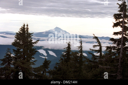 Mount Hood Stratovulkan Cascade Volcanic Arc nördlichen Oregon USA, Stockfoto