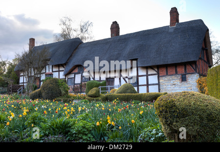 Anne Hathaway Ferienhaus, Stratford-upon-Avon, Warwickshire, England. Stockfoto