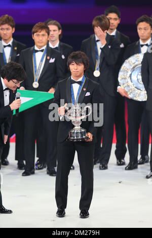 Yokohama Arena, Kanagawa, Japan. 10. Dezember 2013. Hisato Sato (Sanfrecce), 10. Dezember 2013 - Fußball / Fußball: 2013 J.League Awards in der Yokohama Arena, Kanagawa, Japan. Bildnachweis: YUTAKA/AFLO SPORT/Alamy Live-Nachrichten Stockfoto