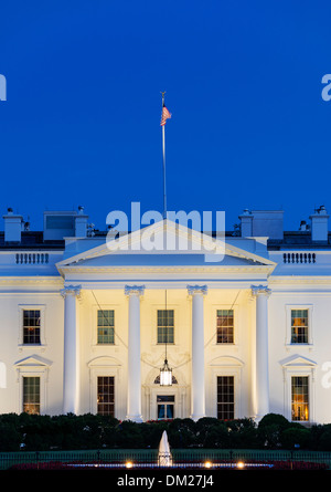 Das weiße Haus, Haus des Präsidenten der Vereinigten Staaten, Washington D.C., USA Stockfoto
