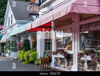 Candy Manor Shop, Chatham, Cape Cod Stockfoto