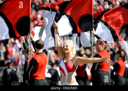 Mitglieder des Going Band der Raider Land unterhalten als ein Teil der pregame Unterhaltung als die Texas Tech Red Raiders zu einem 41-13 Sieg über Oklahoma Sooners AT&T Jones Stadium in Lubbock, Texas kreuzte. (Kredit-Bild: © Steven Leija/Southcreek Global/ZUMApress.com) Stockfoto