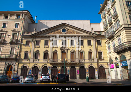 Teatro Alfieri Theater Piazza Solferino Platz Turin Stadt Piedmont Region Nord Italien Europa Stockfoto