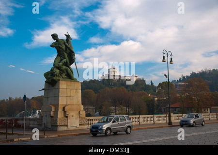 Ponte Umberto ich Turin Stadt Piedmont Region Nord Italien Mitteleuropa zu überbrücken Stockfoto