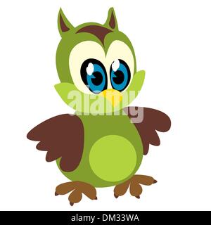 Lustige Eule Stock Vektor