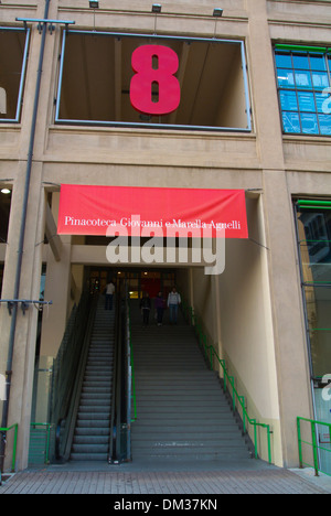 Pinacoteca Giovanni e Marella Agnelli Kunstmuseum außen Lingotto Zentrum in Lingotto Bezirk Turin Piemont Italien Stockfoto