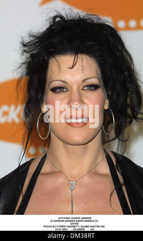 21. April 2001 - 14. KIDS' CHOICE AWARDS. BARKER AUFHÄNGER SANTA MONICA CA... CHYNA. FITZROY BARRETT / 21.04.2001 K21589FB (D) (Kredit-Bild: © Globe Photos/ZUMAPRESS.com) Stockfoto