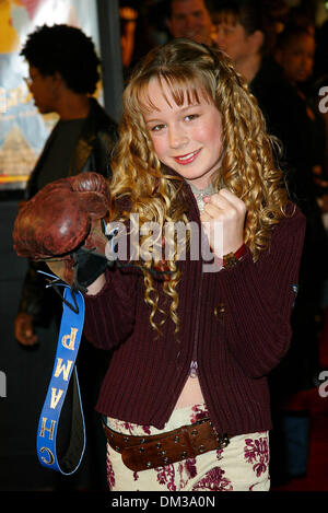 11. Februar 2002 PREMIERE - Los Angeles, Kalifornien - Kreuzung. AN GRAUMANS CHINESE THEATRE IN LOS ANGELES. BRIE LARSON. FITZROY BARRETT / 11.02.2002 K24302FB (D) (Kredit-Bild: © Globe Photos/ZUMAPRESS.com) Stockfoto