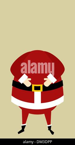 Santa-Grußkarte Stock Vektor