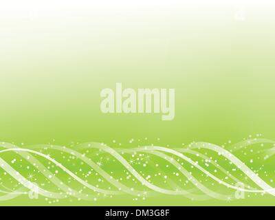 Grünen bunt leuchtende Linien Hintergrund. Stock Vektor