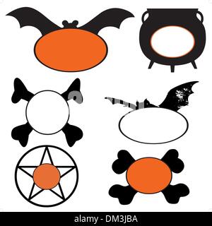 Halloween-Symbole Stock Vektor