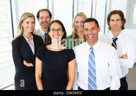 Porträt von Business-Team im Büro Stockfoto