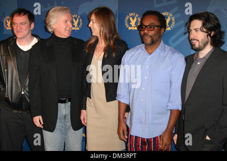 30. Januar 2010: (L-R) Quentin Tarantino, James Cameron, Kathryn Bigelow, Lee Daniels und Jason Reitman besuchen des Regisseurs Guild von Amerika Auszeichnungen erfüllen die nominierten am 30. Januar 2010 bei DGA One Theater in Hollywood, Kalifornien. Obligatorische Credit: Brandon Parry / Southcreek Global. (Kredit-Bild: © Brandon Parry/Southcreek Global/ZUMApress.com) Stockfoto