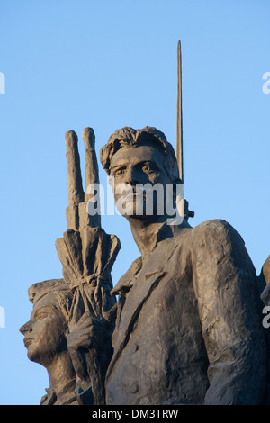 Russland, St. Petersburg, Denkmal der heldenhaften Verteidiger Leningrads Stockfoto