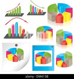 Unternehmensstatistik. Vektor-illustration Stock Vektor