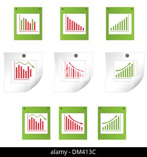 Unternehmensstatistik. Vektor-illustration Stock Vektor