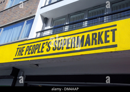 Die Menschen Supermarkt, Lamb es Conduit Street, Bloomsbury London England UK Stockfoto