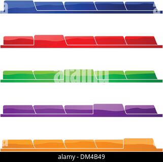 Glänzende Ordner layout Stock Vektor