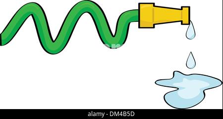 Wasserschlauch Stock Vektor