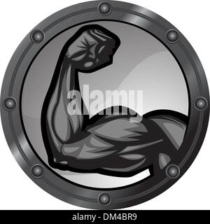 Starker Arm: Stock Vektor