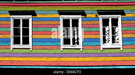Drei Fenster Stock Vektor