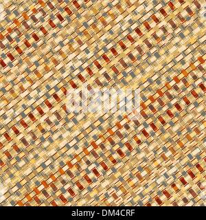 Korbwaren-Webart Stock Vektor