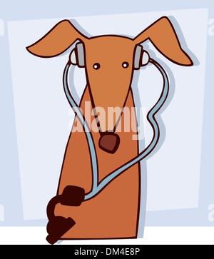 Tierarzt Hund Stock Vektor