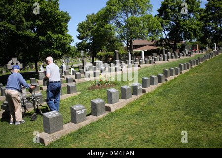 Fairview Cemetery befindet sich in Halifax, N.S. Stockfoto