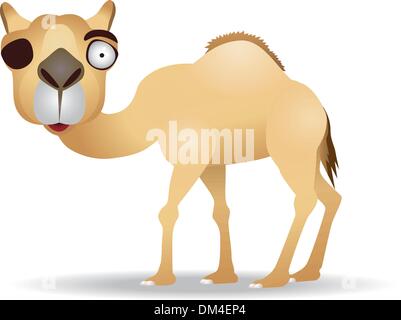 Vektor Kamel Karikatur Stock Vektor