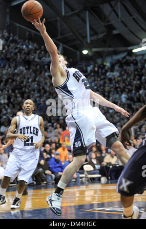 Bulldoggen Gordon Hayward erhält einen Schuss in letzter Sekunde gewinnen über die Musketiere. Butler gewinnt Xavier 69-68. (20) Gordon Hayward. (Kredit-Bild: © Mike Taylor/Southcreek Global/ZUMApress.com) Stockfoto