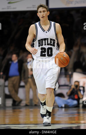 Bulldoggen Gordon Hayward erhält einen Schuss in letzter Sekunde gewinnen über die Musketiere. Butler gewinnt Xavier 69-68. (20) Gordon Hayward. (Kredit-Bild: © Mike Taylor/Southcreek Global/ZUMApress.com) Stockfoto