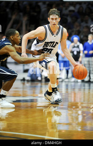 Bulldoggen Gordon Hayward erhält einen Schuss in letzter Sekunde gewinnen über die Musketiere. Butler gewinnt Xavier 69-68. (20) Gordon Hayward. (Kredit-Bild: © Mike Taylor/Southcreek Global/ZUMApress.com) Stockfoto