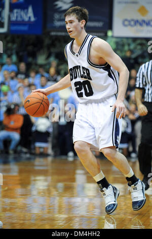 Bulldoggen Gordon Hayward erhält einen Schuss in letzter Sekunde gewinnen über die Musketiere. Butler gewinnt Xavier 69-68. (20) Gordon Hayward. (Kredit-Bild: © Mike Taylor/Southcreek Global/ZUMApress.com) Stockfoto