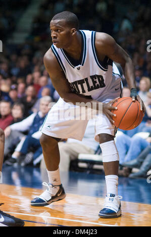 Butler Bulldogs gewinnen 72-49 gegen die Green Bay Phoenix im Hinkle Fieldhouse.  Shelvin Mack erzielte 14 Punkte. Gordon Hayward und Willie Veasley mit 13 und 10 Punkte. (Kredit-Bild: © Mike Taylor/Southcreek Global/ZUMApress.com) Stockfoto