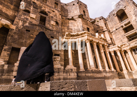 Bosra Theater und Zitadelle, Syrien Stockfoto